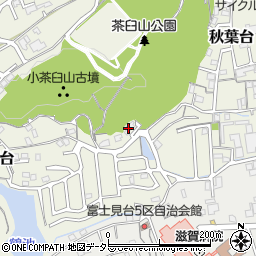 滋賀県大津市秋葉台17-36周辺の地図