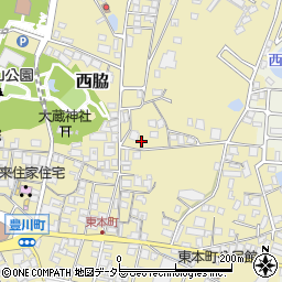 兵庫県西脇市西脇611周辺の地図