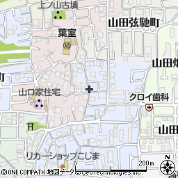 京都府京都市西京区山田出口町周辺の地図