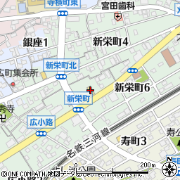 とんかつ瓦屋刈中店周辺の地図