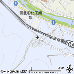 岡山県新見市西方684周辺の地図