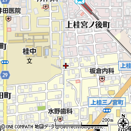 京都府京都市西京区上桂三ノ宮町104周辺の地図