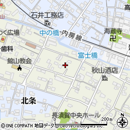 千葉県館山市長須賀周辺の地図