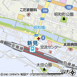 岡山県新見市西方452周辺の地図