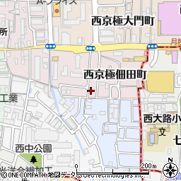 京都府京都市右京区西京極佃田町15-1周辺の地図