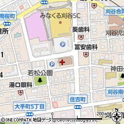 愛知県刈谷市若松町3丁目8周辺の地図