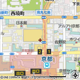 カプリチョーザ 京都ヨドバシ店周辺の地図