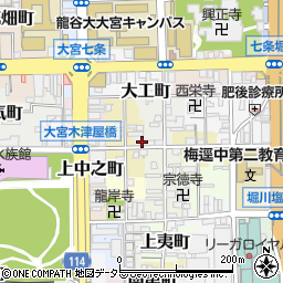 京都府京都市下京区樽屋町391周辺の地図