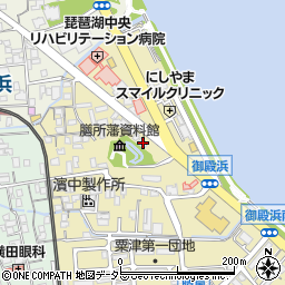 滋賀県大津市御殿浜20-17周辺の地図