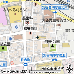 愛知県刈谷市若松町4丁目34周辺の地図