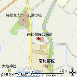 日野町立公民館・集会場南比都佐公民館周辺の地図