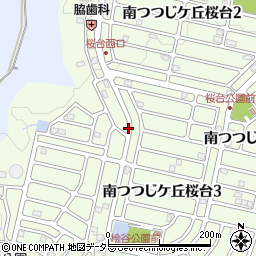 京都府亀岡市南つつじケ丘桜台3丁目周辺の地図