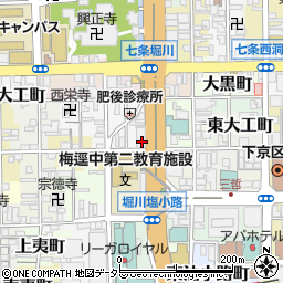 ＥＮＥＯＳ　Ｄｒ．Ｄｒｉｖｅ京都駅前ＳＳ周辺の地図