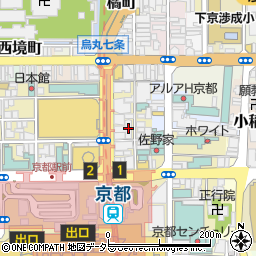 京都銀行京都駅前ビル周辺の地図