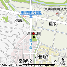 愛知県岡崎市堂前町2丁目9周辺の地図