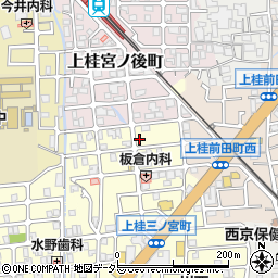 京都府京都市西京区上桂三ノ宮町88周辺の地図
