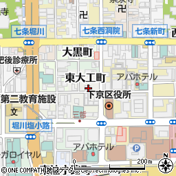 京都府京都市下京区南町511周辺の地図