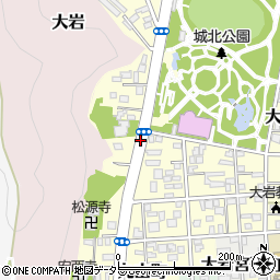 大岩本町周辺の地図