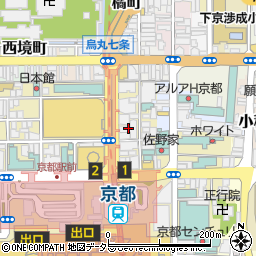 ＤＣ京都カード周辺の地図
