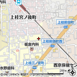 京都府京都市西京区上桂三ノ宮町91-4周辺の地図