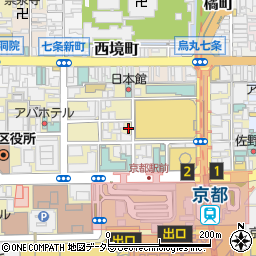 室町南駐車場周辺の地図
