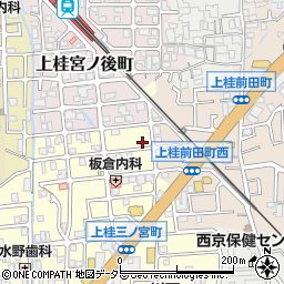 京都府京都市西京区上桂三ノ宮町91周辺の地図