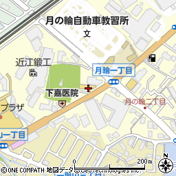 滋賀日産自動車瀬田店周辺の地図