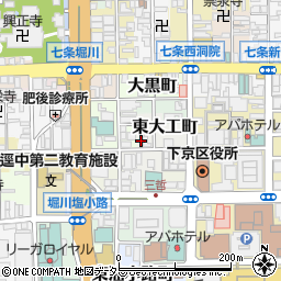 京都府京都市下京区南町506周辺の地図