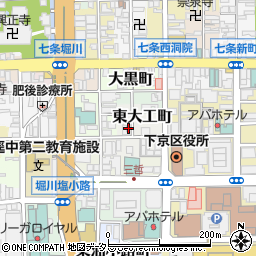 京都府京都市下京区南町508周辺の地図