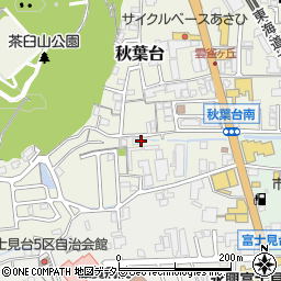 滋賀県大津市秋葉台14-35周辺の地図