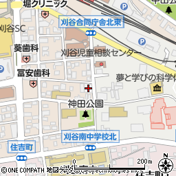 愛知県刈谷市若松町4丁目28周辺の地図