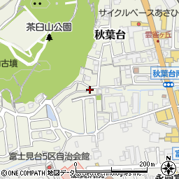 滋賀県大津市秋葉台15-46周辺の地図