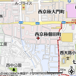 京都府京都市右京区西京極佃田町15-10周辺の地図