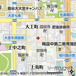 京都府京都市下京区樽屋町386周辺の地図