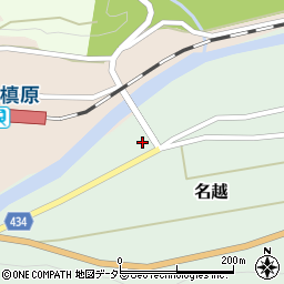 愛知県新城市名越（宮ノ前）周辺の地図