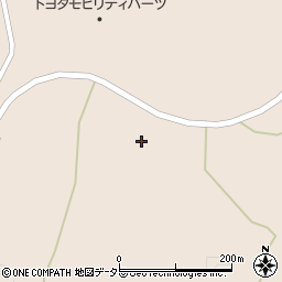 愛知県岡崎市中伊西町下栗下周辺の地図