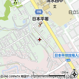 静岡県静岡市清水区村松673-12周辺の地図