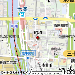 昭和保育園周辺の地図