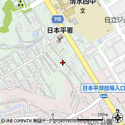 静岡県静岡市清水区村松673-1周辺の地図