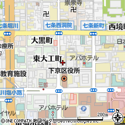 京都建物周辺の地図