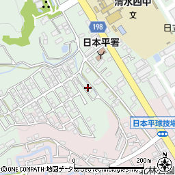 静岡県静岡市清水区村松3255-12周辺の地図