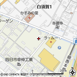 羽津変電所周辺の地図