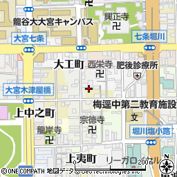 京都府京都市下京区樽屋町385周辺の地図