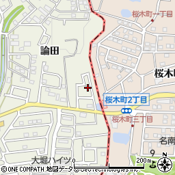 愛知県東海市加木屋町論田1-31周辺の地図