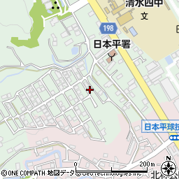 静岡県静岡市清水区村松3255-7周辺の地図