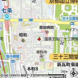 京都府京都市東山区辰巳町595周辺の地図
