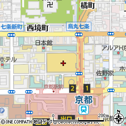 ジーユー京都ヨドバシ店周辺の地図