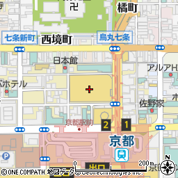 ヨドバシカメラマルチメディア京都周辺の地図