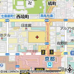 １００円ショップル・プリュ京都ヨドバシ店周辺の地図