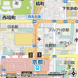 エヌ・ティ・ティ・システム開発株式会社京都支店周辺の地図
